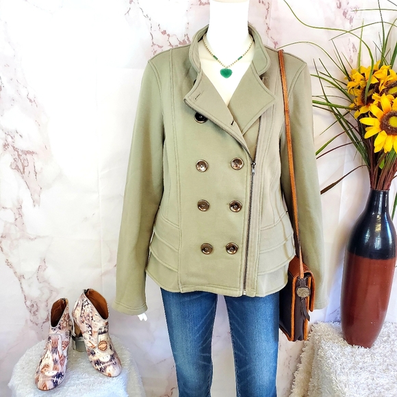 Sebby Jackets & Blazers - Sebby military inspired double breasted coat